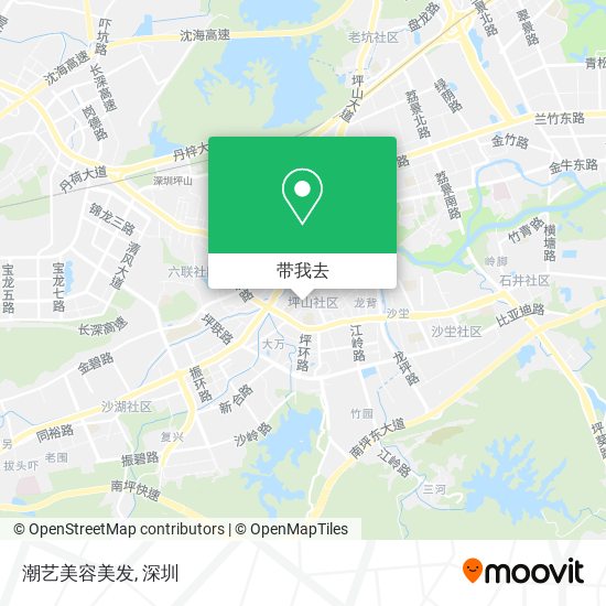 潮艺美容美发地图