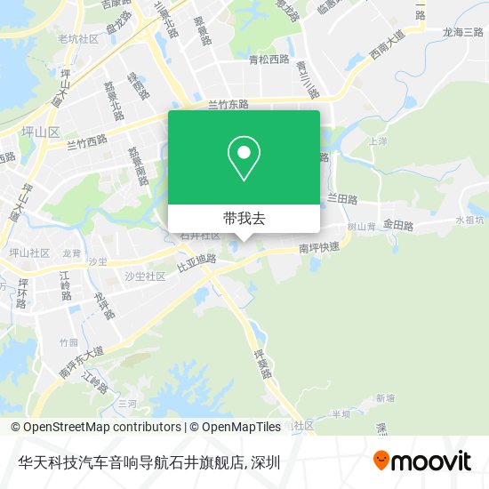 华天科技汽车音响导航石井旗舰店地图