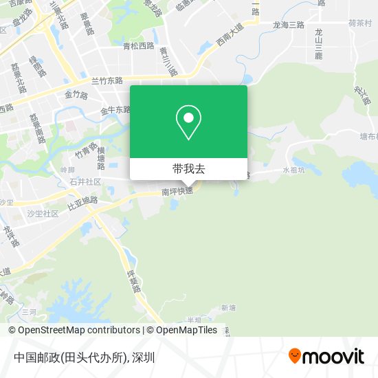中国邮政(田头代办所)地图