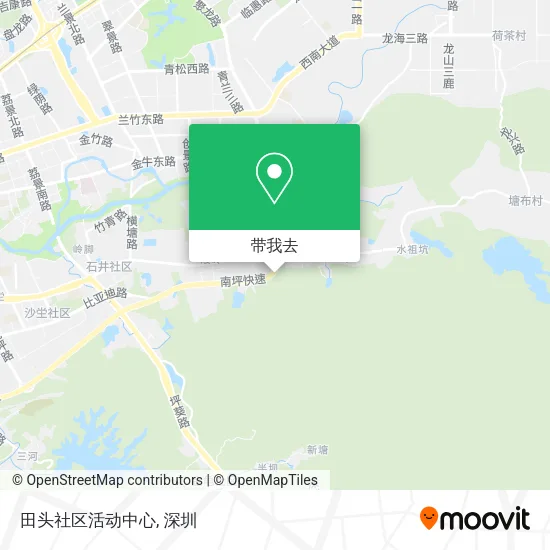 田头社区活动中心地图