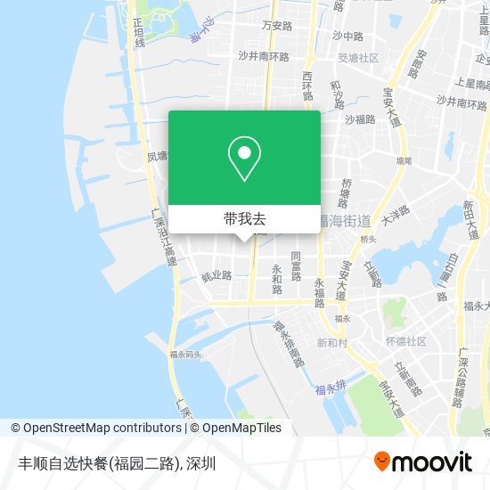 丰顺自选快餐(福园二路)地图