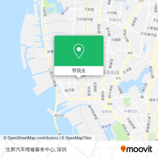 生辉汽车维修服务中心地图