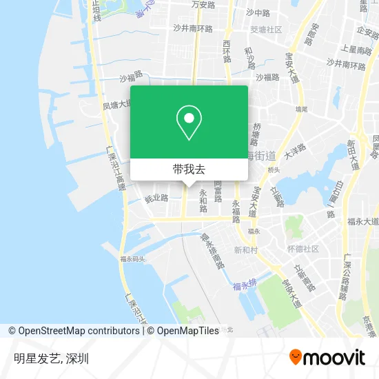 明星发艺地图