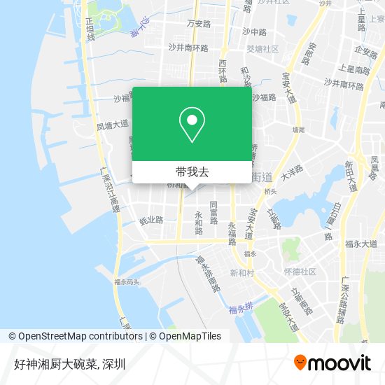 好神湘厨大碗菜地图