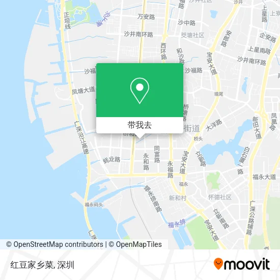 红豆家乡菜地图