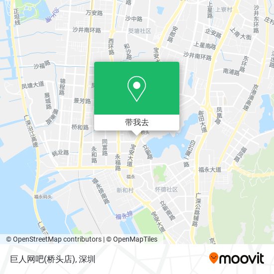 巨人网吧(桥头店)地图