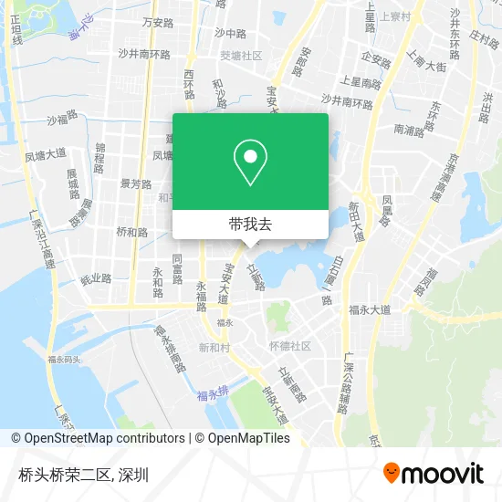 桥头桥荣二区地图