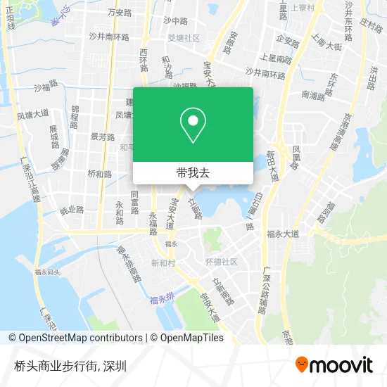 桥头商业步行街地图