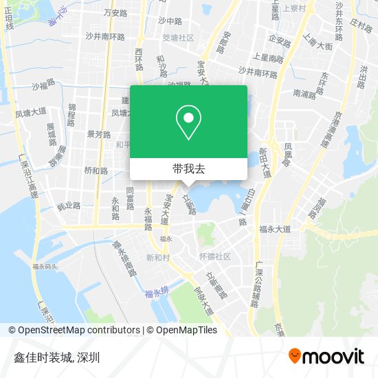 鑫佳时装城地图