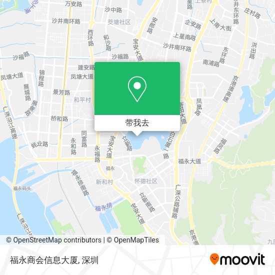 福永商会信息大厦地图