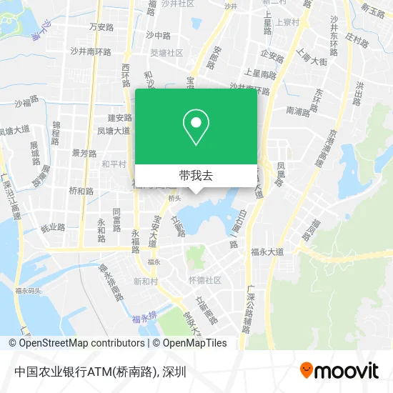 中国农业银行ATM(桥南路)地图