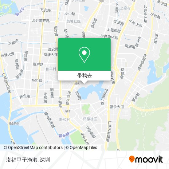 潮福甲子渔港地图