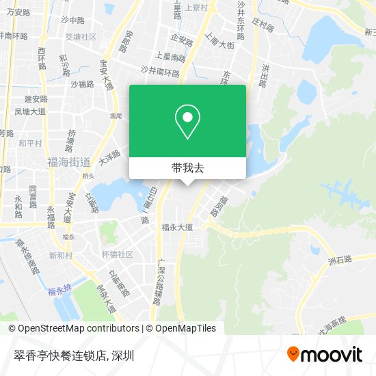 翠香亭快餐连锁店地图
