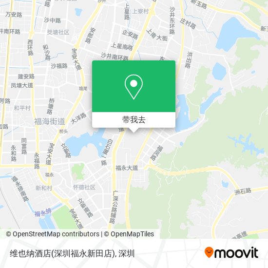 维也纳酒店(深圳福永新田店)地图