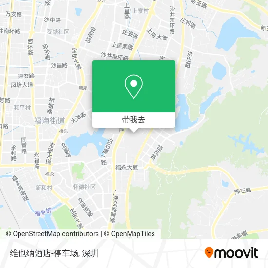 维也纳酒店-停车场地图