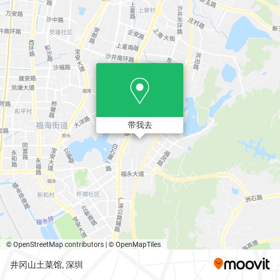 井冈山土菜馆地图