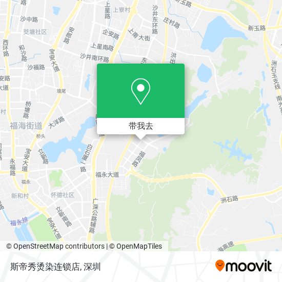 斯帝秀烫染连锁店地图