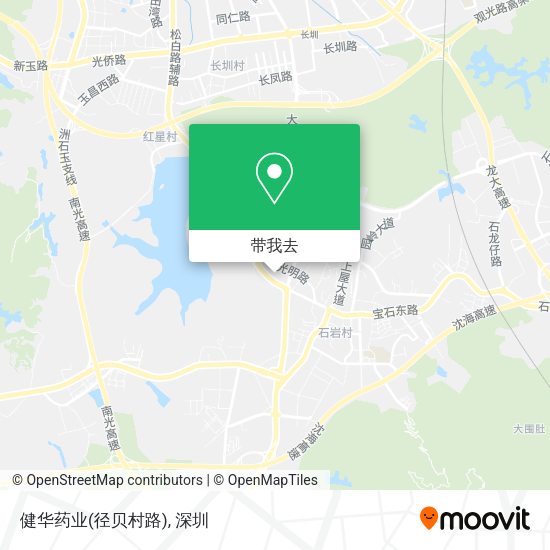 健华药业(径贝村路)地图