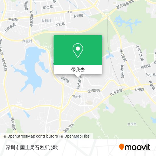 深圳市国土局石岩所地图