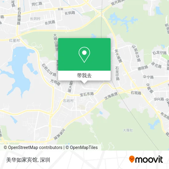 美华如家宾馆地图