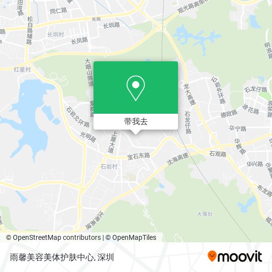 雨馨美容美体护肤中心地图