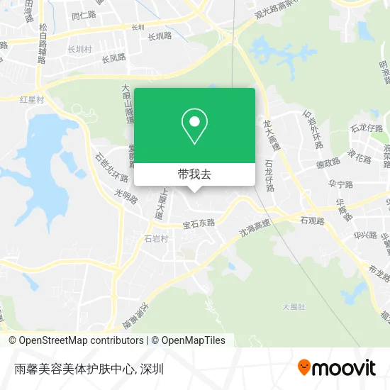 雨馨美容美体护肤中心地图