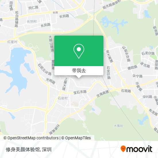 修身美颜体验馆地图