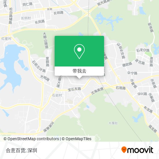 合意百货地图