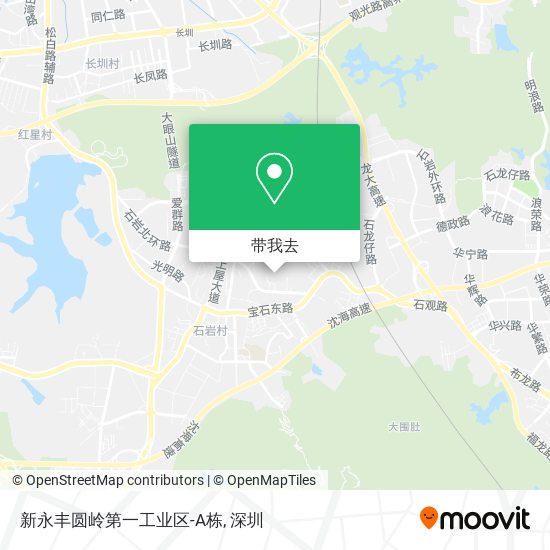 新永丰圆岭第一工业区-A栋地图