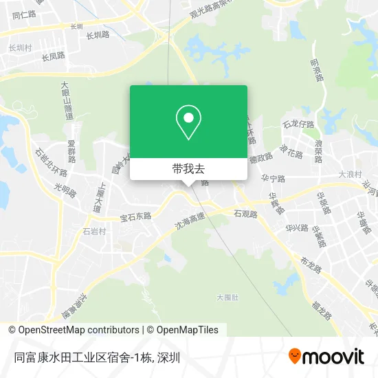 同富康水田工业区宿舍-1栋地图