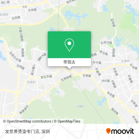 发世界烫染专门店地图