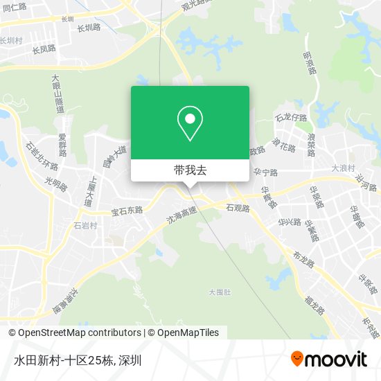水田新村-十区25栋地图