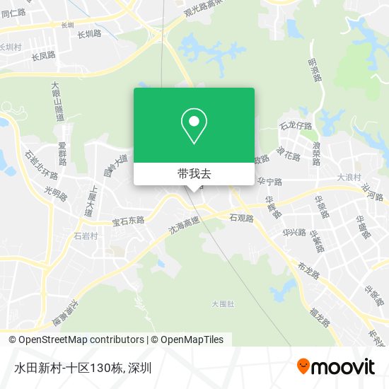 水田新村-十区130栋地图