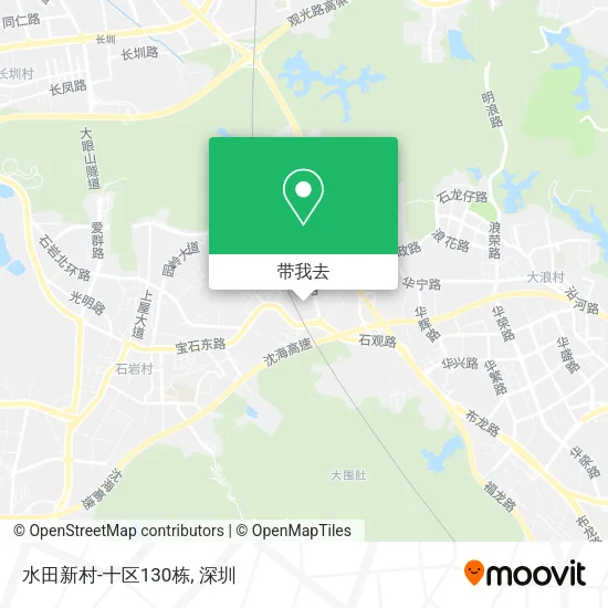 水田新村-十区130栋地图