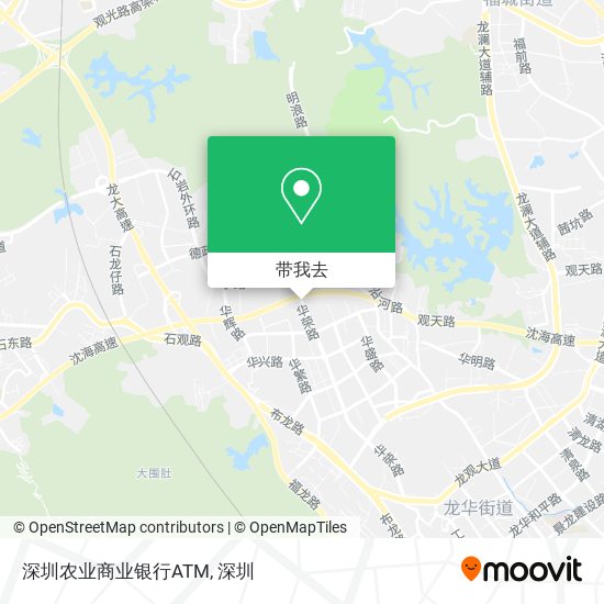 深圳农业商业银行ATM地图