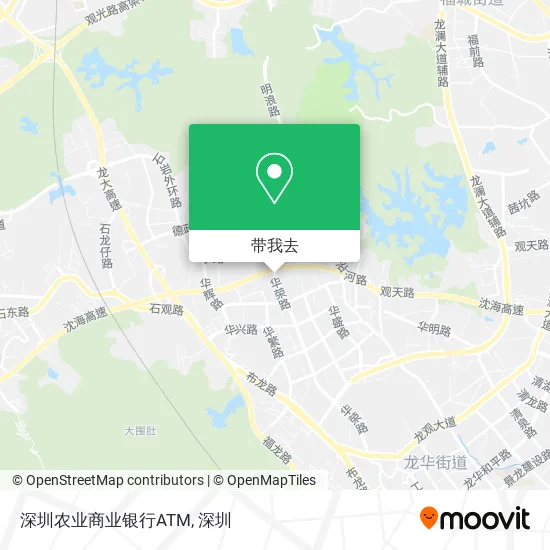 深圳农业商业银行ATM地图