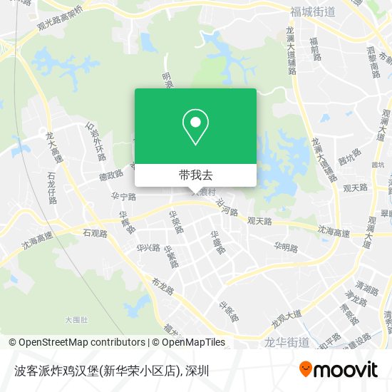 波客派炸鸡汉堡(新华荣小区店)地图