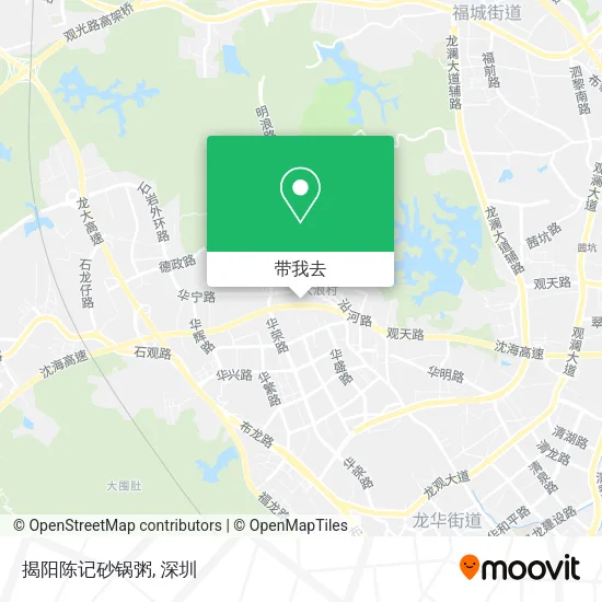 揭阳陈记砂锅粥地图