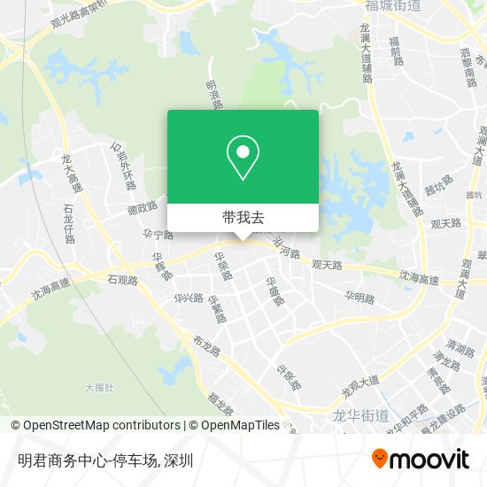 明君商务中心-停车场地图