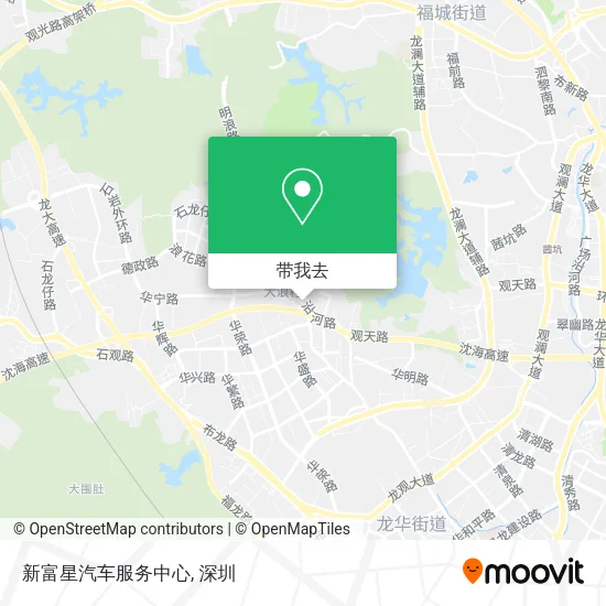 新富星汽车服务中心地图