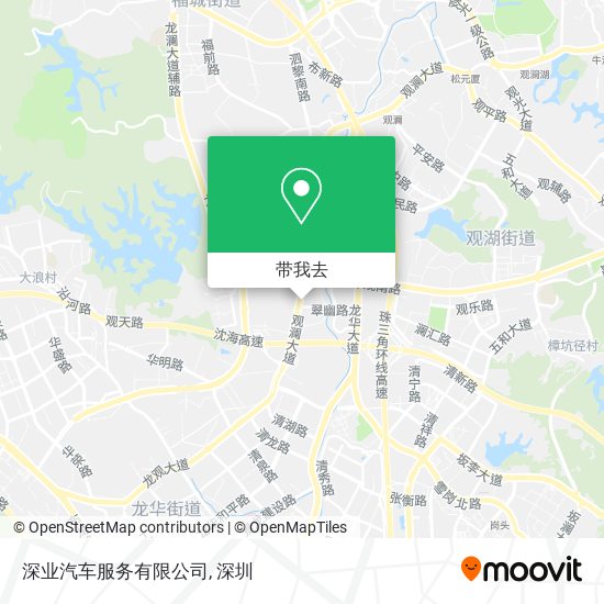 深业汽车服务有限公司地图