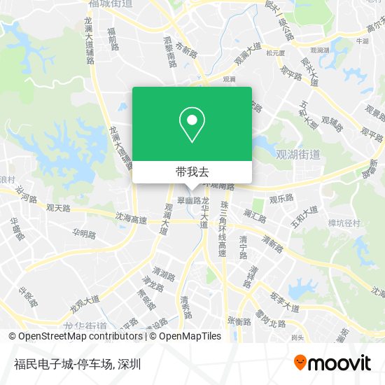 福民电子城-停车场地图