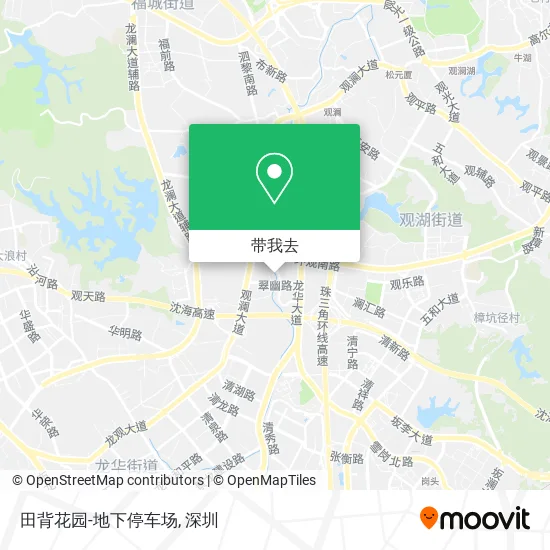 田背花园-地下停车场地图