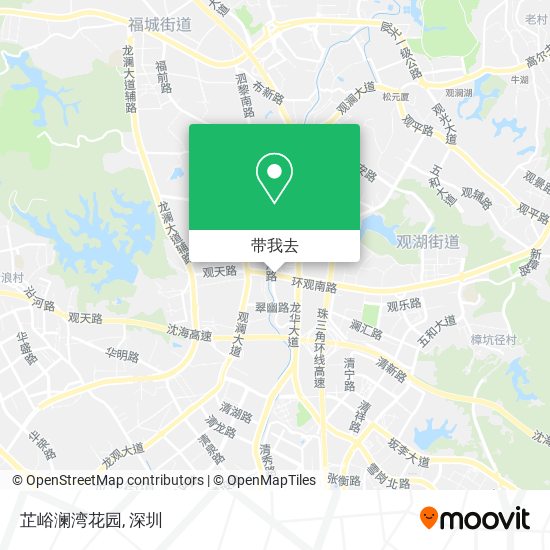 芷峪澜湾花园地图