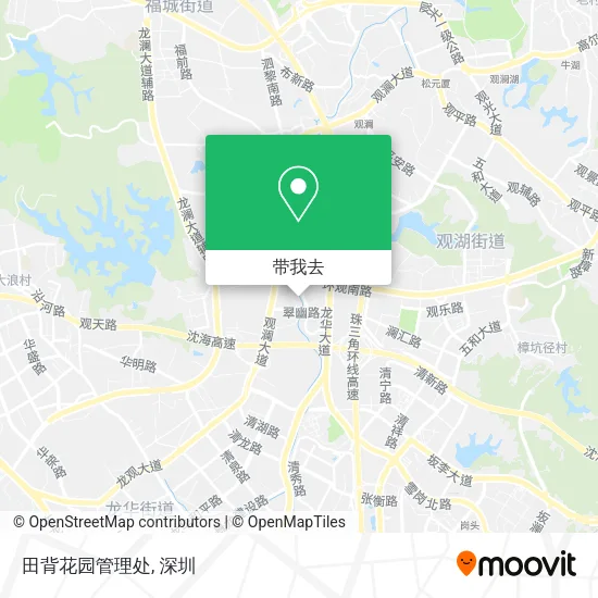 田背花园管理处地图