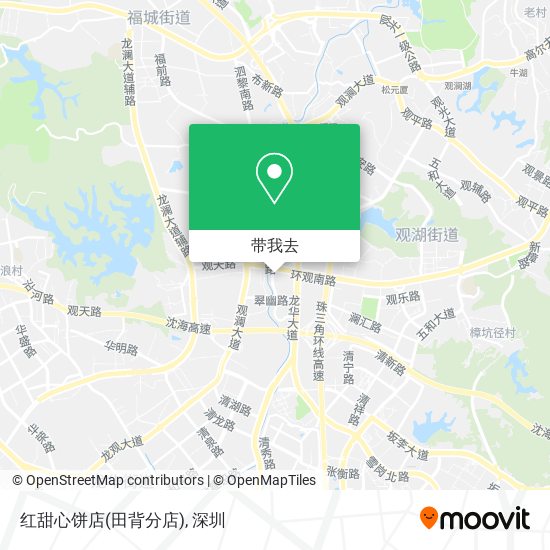 红甜心饼店(田背分店)地图