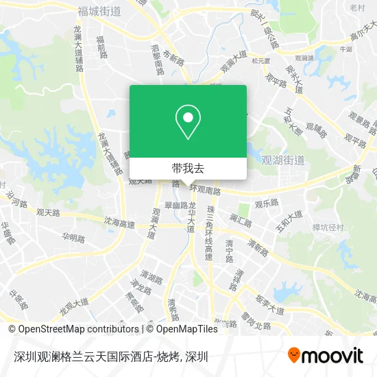 深圳观澜格兰云天国际酒店-烧烤地图