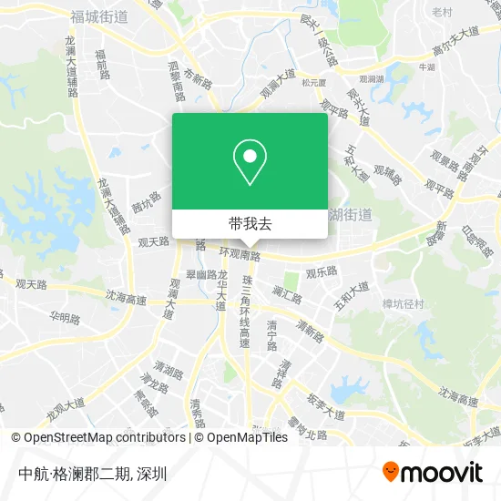 中航·格澜郡二期地图