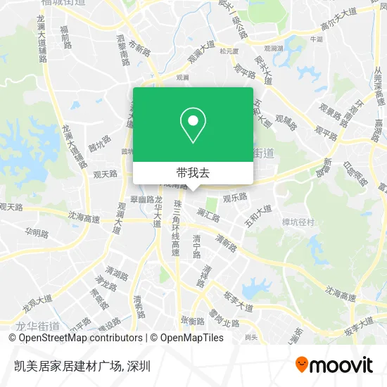 凯美居家居建材广场地图