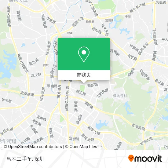 昌胜二手车地图
